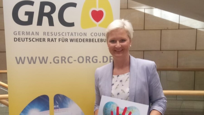 Anke Fuchs-Dreisbach beim Deustchen Rat der Wiederbelebung