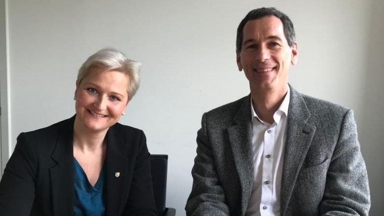 MdLs Anke Fuchs-Dreisbach und Jens Kamieth