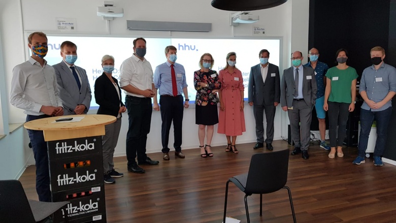 Besuch der CDU-Ausschussmitglieder Digitalisierung und Innovation im HeiCAD.