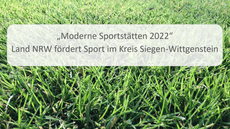 Moderne Sportstätte 2022 Mittel für Kreuztal