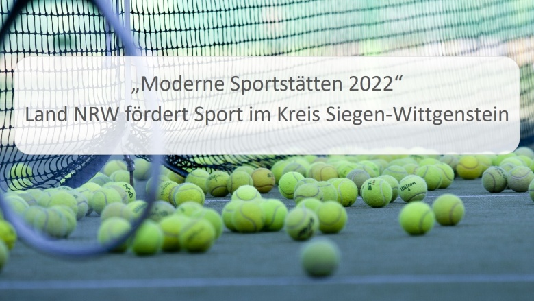 Moderne Sportstätte 2022 Fördermittel für den Tennisclub Rot-Weiß Lassphe
