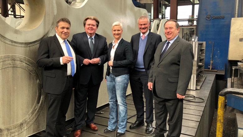 Voussem und Fuchs-Dreisbach bei der Firma Jung Grossmechanik