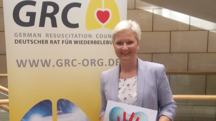 Anke Fuchs-Dreisbach beim Deustchen Rat der Wiederbelebung
