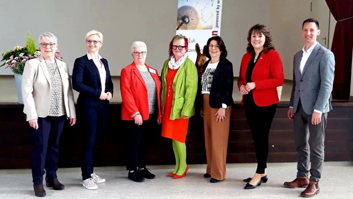 Anke Fuchs-Dreisbach beim KreislandFrauentag in Bad Laasphe-Feudingen.