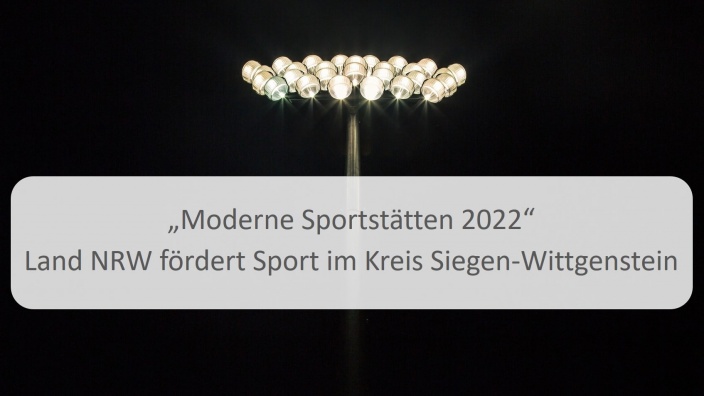 Fünf Wilnsdorfer Vereine erhalten Mittel für Moderne Sportstätten.