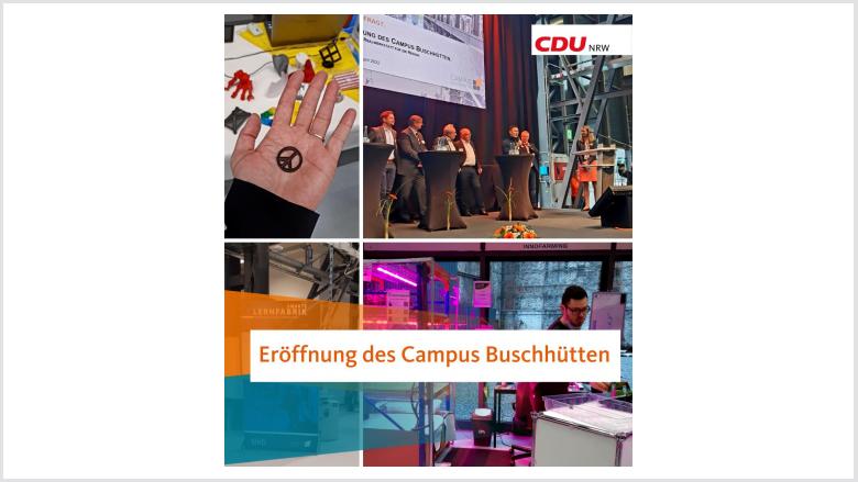 Neueröffnung des Campus Buschhütten in Kreuztal.