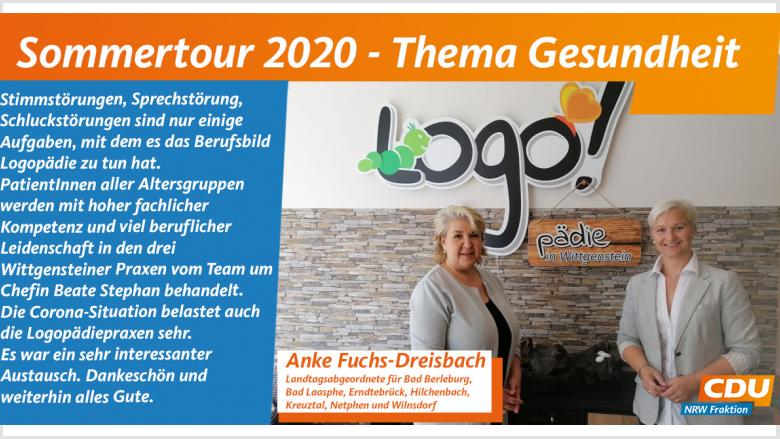 Sommertour zum Thema Gesundheit bei Logopädie in Wittgenstein