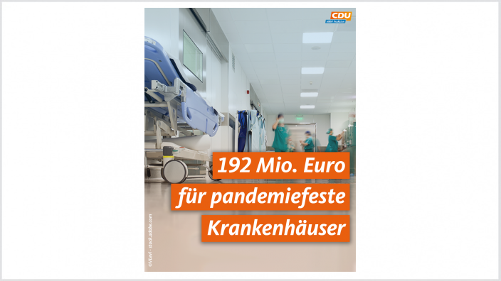 Krankenhäuser pandemiefest machen