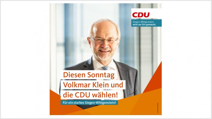 Volkmar Klein Bundestagswahl 2021